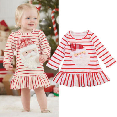 

Toddler Baby Girls Kids Winter Princess Christmas Dress Party Dresses Outfits US