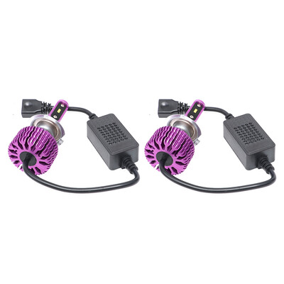 

2Pcspair X9 H7 Car Headlight Bulbs 6000K Automobiles Car Lights Auto Front Fog Bulb