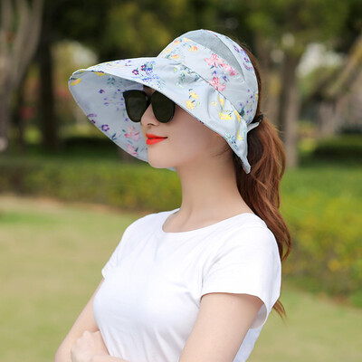 

Sun hat female sun protection outdoor summer Korean hat sun hat UV protection folding fashion Beach Hat