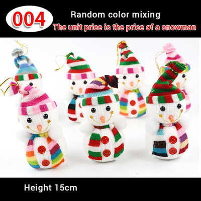 

FUNNYBUNNY 1PC Christmas Decoration Snowman Doll Little Doll Gift Pendant Christmas Decoration Child Gift Christmas Ornaments