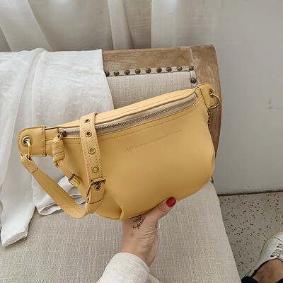 

Korean version of Joker bag ins summer minimalist womens chest bag new 2019 small fresh shoulder bag Messenger bag