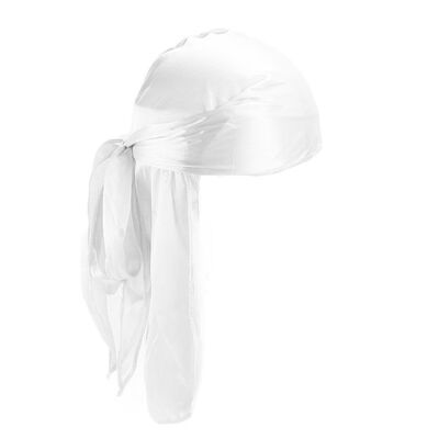 

Men Women Silky Durag Bandanna Turban Hat Wig Doo Rag Biker Headwear Headband