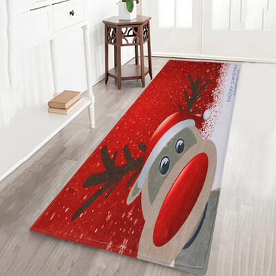 

Tailored Merry Christmas Welcome Doormats Indoor Home Carpets Decor 40x120CM