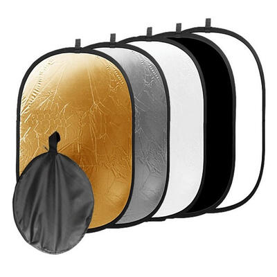

5 in 1 Oval Photography Light Reflector Foldable Photo Studio Supplies