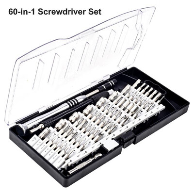 

60-in-1 Screwdriver Set Professional Screwdriver Multifunction Repair Tool Kit for Mobile Phone Watch Tablet PC&More
