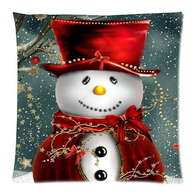 

〖Follure〗Merry Christmas Pillow Cases Cotton Linen Sofa Cushion Cover Home Decor