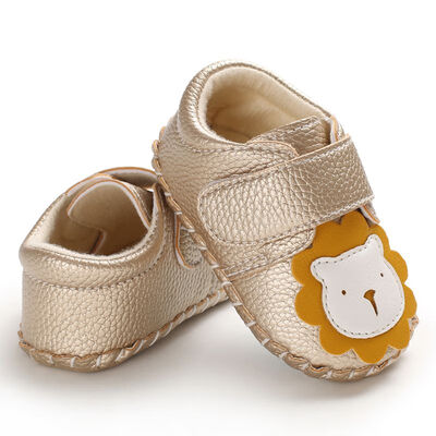 

Toddler Infantborn Baby Girl Cartoon Lion Shoes Crib Shoes Size 0-18 Months Baby Shoes