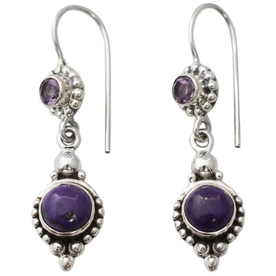 

Women Vintage Jewelry Sterling Silver Moonstone Earrings Gemstone Dangle Hook Stud Earring Engagament Wedding Gift