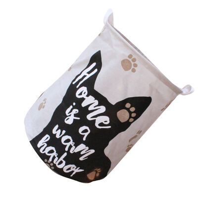 

Cartoon Cotton Linen Organizer Office Desktop Cosmetic Container Waterproof Jewelery Storage Basket