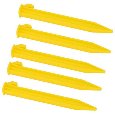 

Greensen 5PCS Lightweight Nylon Peg Ground Nails Screw Nail Stakes for Frozen Soil Ice Surface