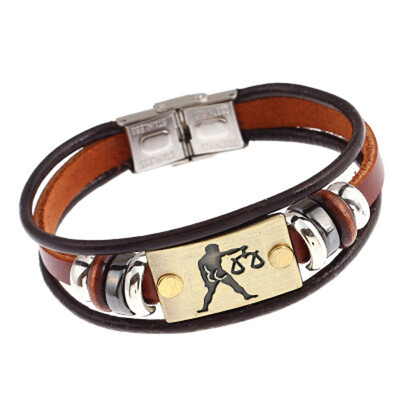 

BraceletsExclusive Optional Styles Exclusive Bracelet Fashion New Bracelets Products Constellation Metal Bracelets Newes