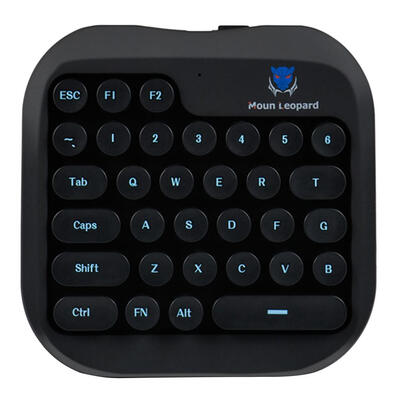 

USB Wired Gaming Keypad One-handed Membrane Keyboard for PUBG Mobile Black