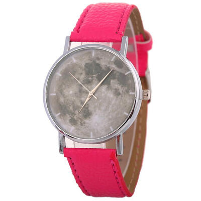 

Magic universe space quartz bwatch Fashionable Temperament clock 2018 Silicone Beautiful Simple Business ladies WristWatch D