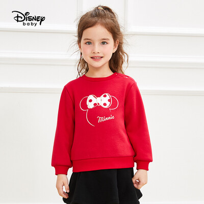 

Disney Disney childrens clothing girls in the childrens warmth thickening is not down velvet sweater coat bottoming shirt cute b