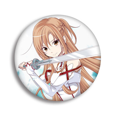 

Anime Sword Art Online Cartoon Brooch Pin Pins Badge Accessories For Clothes Backpack Decoration Best Gift for Anime Fans Gift
