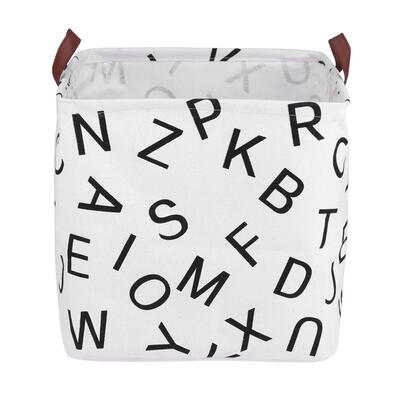 

Foldable Canvas Clothes Storage Barrel Kids Bedroom Toy Holder Basket
