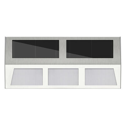 

LED Solar Stairs Light Garden Yard Waterproof Stainless Steel Outdoor Decor