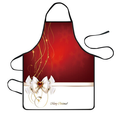 

Toponeto Christmas Decoration Waterproof Apron Kitchen Aprons Dinner Party Apron