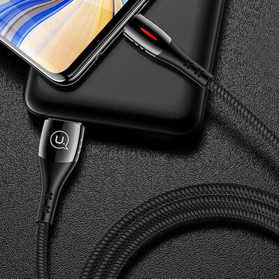 

USAMS Type-C Charge Cord Smart USB-C Charging Cable Auto Shut Off QC 30