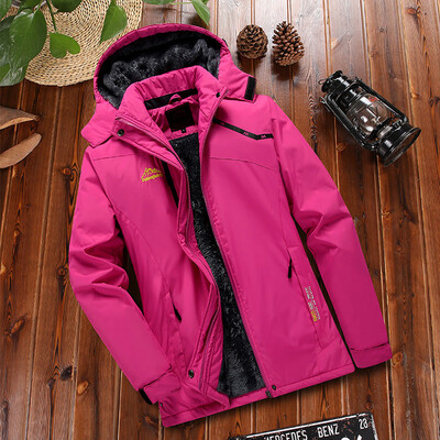 

Toponeto Womens Winter Outdoor Cashmere Thickening Hoodie Sport Outdoor Assault Coat