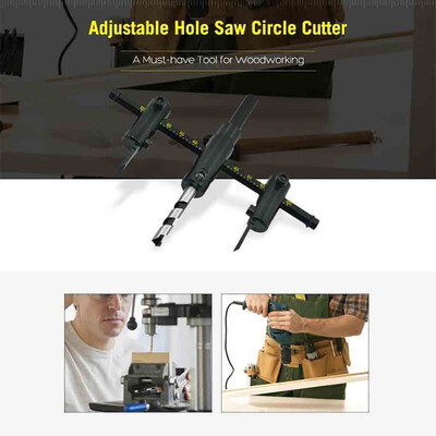 

〖Follure〗Bit Cutter Handy Adjustable Metal Circle Hole Saw Drill Pro 30mm -200mm