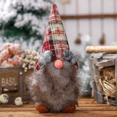 

Siaonvr Handmade Santa Cloth Doll Birthday Present For Home Christmas Holiday Decoration