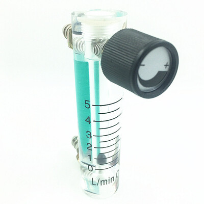 

Air Oxygen Gas flow meter flowmeter caudalimetro counter flow indicator O2 oxigen gas meter flow device switch 0-5Lmin 93mm