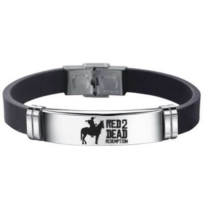 

1PC New Famous Game Redemption Lettering Printed Bracelet