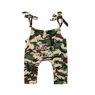 

Fashion Baby Girl Camouflage Romper Bodysuit Jumpsuit Clothes Outfit Sunsuit