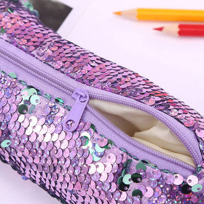 

Cute Unicorn Sequin Pencil Pen Case Stationery Makeup Cosmetic Bag Zipper Pouch