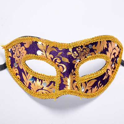 

FUNNYBUNNY Jazz Halloween Flannel Cloth Mask Flat Head Mens Half Face Masquerade Mask Baby Birthday Party Supplies
