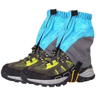 

Outdoor Silicon Coated Nylon Waterproof Ultralight Gaiters Leg Protection Guard Hiking Climbing Trekking