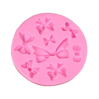 

Bowknot Silicone Fondant Butterfly Bow Cake Mould Decorating Baking Tools Useful