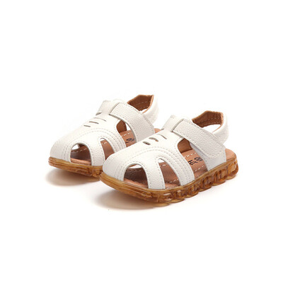 

Boy Soft Sole Sandals Anti-slip Led Light Luminous Kids Sport Sandals Sneaker Shoes 1-35T 2019 New Children Shoes