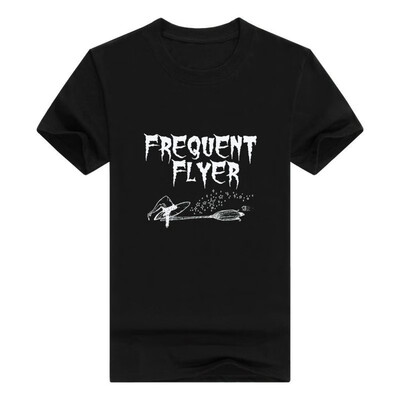 

Frequent Flyer Halloween Witch T Shirts For Women Halloween t-Shirt