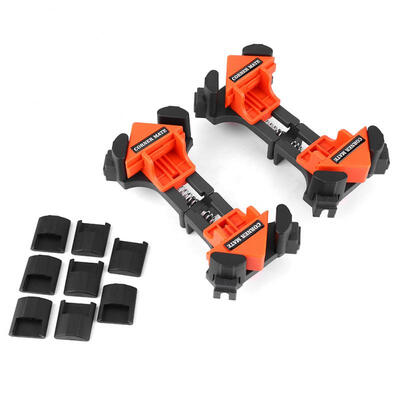 

Greensen 4Pcs Multifunctional 90 Degree Right Angle Corner Clamp Clip Holder Woodworking Tool