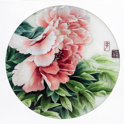 

Dong Ning Peony Handmade Embroidery Paintings 9786