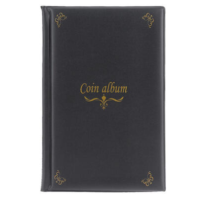 

10 Pages 150 Pockets Coin Album Coins Storage Holders PVC Collectible Book