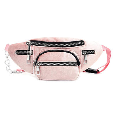 

Fleece Solid Color Shoulder Waist Handbags Unisex Fanny Packs Chest Bags