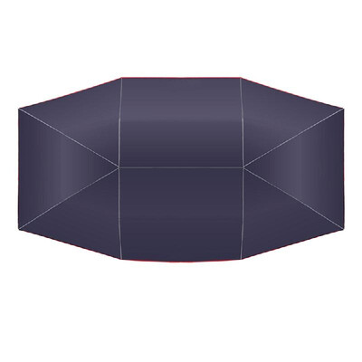 

Car Umbrella Sunshade Cover Tent Oxford Cloth 4 21M Universal Silvery UV Protection