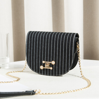 

Summer chic daughter Korean Messenger bag simple Joker shoulder bag saddle bag small satchel
