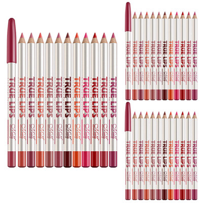 

122436Pcs Pro Waterproof Long Lasting Lip Liner Pencils Lipstick Cosmetic