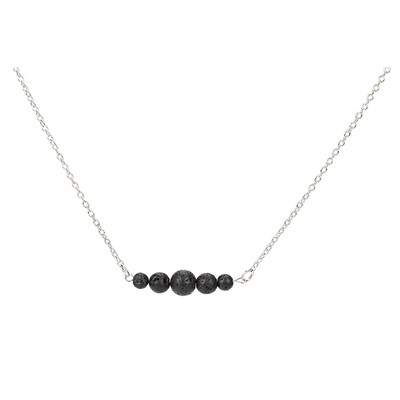 

Stone Pendant Necklace Black For Women Fashion Beads Jewelry Statement For Women