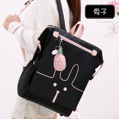 

Junior high school schoolbag female Korean high school students ins wind college students backpack simple Mori high-capacity backp