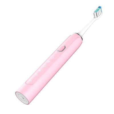 

Rechargeable Electric Toothbrush With 5 Brushing Modes 37000 VPM Pressure Sensor Smart Timer IPX 7