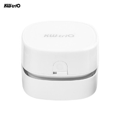 

KW-trio Portable Cordless Desktop Vacuum Cleaner Mini Handheld Keyboard Dust Sweeper Crumb Collector Table Cleaning Tool for Schoo