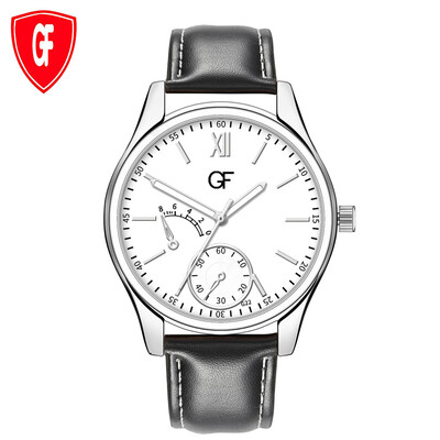 

Gobestart Hot Man Leather Watch Whatever Late Anyway Letter Watches New Pointer glow