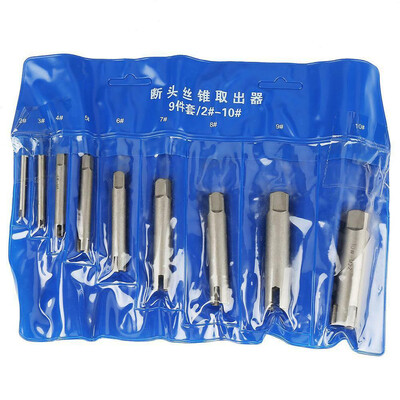 

〖Follure〗High Quality Steel Broken Head Taps Remover Stripped Screw Tap Extractor Set