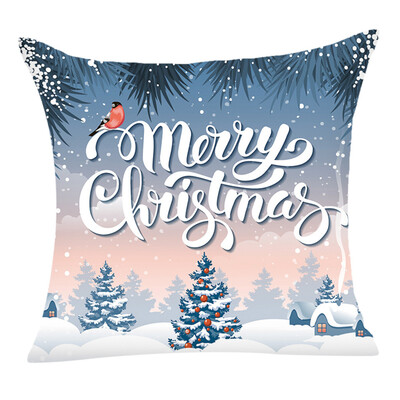 

Tailored Christmas Pillow Cover Decor Pillow Case Sofa Waist Throw Cushion Cover