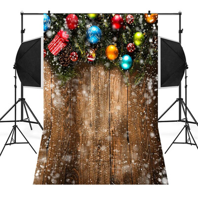 

〖Follure〗Christmas Backdrops Snowman Vinyl 3x5FT Lantern Background Photography Studio